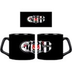 Ghostbastır Design Beşiktaş Kupa Bardak | Tek Adet 0244 - Renkli - 250 ml