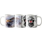 Ghostbastır Design Beşiktaş Kupa Bardak | Tek Adet K064 - 1 Adet - 330 ml