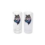 Ghostbastır Design Bozkurt Buzlu / Buzsuz Seçenekli Rakı Bardağı – 1 Adet Şık Sunum Bardağı 0124