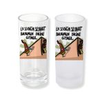 Ghostbastır Design Burnunun Dikine Rakı Bardağı Cam 200 cc Buzlu ya da Buzsuz Seçenekleriyle 0487