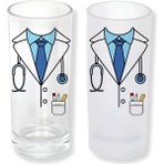 Ghostbastır Design Doktor Önlüğü Buzlu / Buzsuz Seçenekli Rakı Bardağı – 1 Adet Şık Sunum Bardağı 0103 - 200 ml