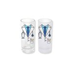 Ghostbastır Design Doktor Önlüğü Buzlu / Buzsuz Seçenekli Rakı Bardağı – 1 Adet Şık Sunum Bardağı 0103
