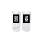 Ghostbastır Design Dokunaklı Sözlü Buzlu / Buzsuz Seçenekli Rakı Bardağı – 1 Adet Şık Sunum Bardağı 0148