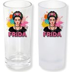 Ghostbastır Design Frida Kahlo Buzlu / Buzsuz Seçenekli Rakı Bardağı – 1 Adet Şık Sunum Bardağı 0132 - 200 ml