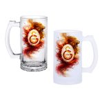 Ghostbastır Design Galatasaray Bira Bardağı 500 cc Cam Buzlu veya Buzsuz Seçenekleriyle 0892