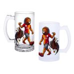 Ghostbastır Design Galatasaray Bira Bardağı 500 cc Cam Buzlu veya Buzsuz Seçenekleriyle 1135