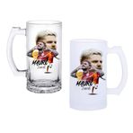 Ghostbastır Design Galatasaray Mauro Icardi Bira Bardağı 500 cc Cam Buzlu veya Buzsuz Seçenekleriyle 0839