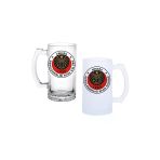 Ghostbastır Design Gençlerbirliği Spor Kulplu Bira Bardağı Buzlu Veya Şeffaf Seçenekli 079