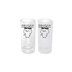 Ghostbastır Design Güzelin Derdi Buzlu / Buzsuz Seçenekli Rakı Bardağı – 1 Adet Şık Sunum Bardağı 001