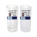 Ghostbastır Design Hayır yazılı Rakı Bardağı Cam 200 cc Buzlu ya da Buzsuz Seçenekleriyle 030