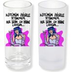 Ghostbastır Design Herşeyin En Iyisi Buzlu / Buzsuz Seçenekli Rakı Bardağı – 1 Adet Şık Sunum Bardağı 0161 - Şeffaf - 200 ml