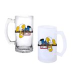 Ghostbastır Design Hommer Simpson Bira Bardağı 500 cc Cam Buzlu veya Buzsuz Seçenekleriyle 0821