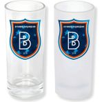 Ghostbastır Design Istanbul Başakşehirspor Buzlu / Buzsuz Seçenekli Rakı Bardağı – 1 Adet Şık Sunum Bardağı 0101 - 200 ml