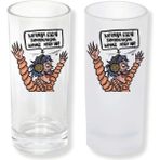 Ghostbastır Design Kafama Eseni Buzlu / Buzsuz Seçenekli Rakı Bardağı – 1 Adet Şık Sunum Bardağı 0146 - Şeffaf - 200 ml