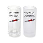 Ghostbastır Design Kan Grubu Rakı Bardağı Cam 200 cc Buzlu ya da Buzsuz Seçenekleriyle 0178