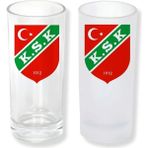 Ghostbastır Design Karşıyaka Spor Buzlu / Buzsuz Seçenekli Rakı Bardağı – 1 Adet Şık Sunum Bardağı 0116 - 200 ml