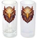 Ghostbastır Design Kartal Buzlu / Buzsuz Seçenekli Rakı Bardağı – 1 Adet Şık Sunum Bardağı 079 - 200 ml