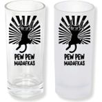 Ghostbastır Design Kedili Buzlu / Buzsuz Seçenekli Rakı Bardağı – 1 Adet Şık Sunum Bardağı 0139 - 200 ml