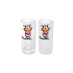 Ghostbastır Design Kedili Buzlu / Buzsuz Seçenekli Rakı Bardağı – 1 Adet Şık Sunum Bardağı 0141
