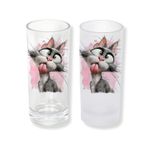 Ghostbastır Design Kedili Rakı Bardağı Cam 200 cc Buzlu ya da Buzsuz Seçenekleriyle 1035