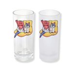 Ghostbastır Design Kedili Rakı Bardağı Cam 200 cc Buzlu ya da Buzsuz Seçenekleriyle 1103