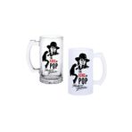 Ghostbastır Design Michael Jackson Kulplu Bira Bardağı Buzlu Veya Şeffaf Seçenekli 0161