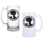 Ghostbastır Design Peaky Blinders Kulplu Bira Bardağı Buzlu Veya Şeffaf Seçenekli 0178 - 500 ml