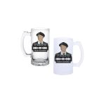 Ghostbastır Design Peaky Blinders Kulplu Bira Bardağı Buzlu Veya Şeffaf Seçenekli 0179