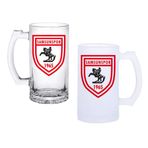 Ghostbastır Design Samsunspor Bira Bardağı 500 cc Cam Buzlu veya Buzsuz Seçenekleriyle 1079