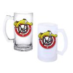 Ghostbastır Design Simpson Duff Bira Bardağı 500 cc Cam Buzlu veya Buzsuz Seçenekleriyle 0171