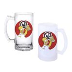 Ghostbastır Design Simpson Duff Bira Bardağı 500 cc Cam Buzlu veya Buzsuz Seçenekleriyle 0383