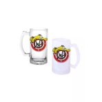 Ghostbastır Design Simpson Duff Kulplu Bira Bardağı Buzlu Veya Şeffaf Seçenekli 0203