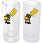 Ghostbastır Design Simpsons Buzlu / Buzsuz Seçenekli Rakı Bardağı – 1 Adet Şık Sunum Bardağı 044 - 200 ml