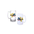 Ghostbastır Design Simpsons Kulplu Bira Bardağı Buzlu Veya Şeffaf Seçenekli 0207
