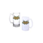 Ghostbastır Design Tiki Bar Kulplu Bira Bardağı Buzlu Veya Şeffaf Seçenekli 0230