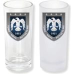 Ghostbastır Design Türk Hava Kuvvetleri Buzlu / Buzsuz Seçenekli Rakı Bardağı – 1 Adet Şık Sunum Bardağı 008 - Şeffaf - 200 ml