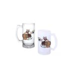 Ghostbastır Design Vikingler Kulplu Bira Bardağı Buzlu Veya Şeffaf Seçenekli 0245