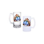 Ghostbastır Design Vikingler Kulplu Bira Bardağı Buzlu Veya Şeffaf Seçenekli 0247