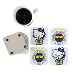 Ghostbusters Fenerbahçe - taraftar temalı Ahşap bardak altlığı seti