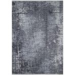 Ghotki Gri Makinada Yıkanabilir Kaymaz Taban Dijital Makine Baskı Salon Halı-I-Haln-HLN1749-100x150