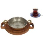 Gia Concept Ahşap Çift Kulplu Sahanlık ve Sunumluk GİA01017 - 1 Adet