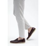 Giampiero Nicola Erkek Hakiki Deri Kahverengi Loafer Ayakkabı 664 L40233C ERK AYK Y23 BROWN