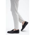 Giampiero Nicola Erkek Hakiki Deri Siyah Loafer Ayakkabı 664 L40233C ERK AYK Y23 BLACK