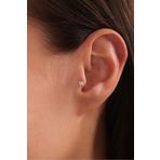 Gianfranco 14 Ayar Taşlı Kutup Yıldızı Tragus Altın Küpe