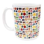 GIANTmicrobes Mikrop Sanat Kupası - 325 ml Renkli Kahve Kupası, Bilim Adamları, Öğrenciler, Hemşireler, Doktorlar, Eğitimciler ve Sağlıklı Mizah Anlayışına Sahip Herkes için Benzersiz Hediye