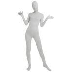 Gibz Catsuit Açık Gri Tek Parça Spor Jimnastik Erkek Tulum