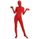 Gibz Catsuit Kırmızı Tek Parça Spor Jimnastik Erkek Tulum