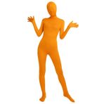 Gibz Catsuit Turuncu Tek Parça Spor Jimnastik Erkek Tulum