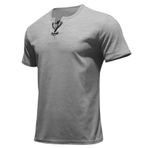 Gibz Henley Slim Fit Gri V Yaka Erkek T-shirt