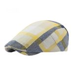 Gibz Vintage Yellow Düz Erkek Şapka